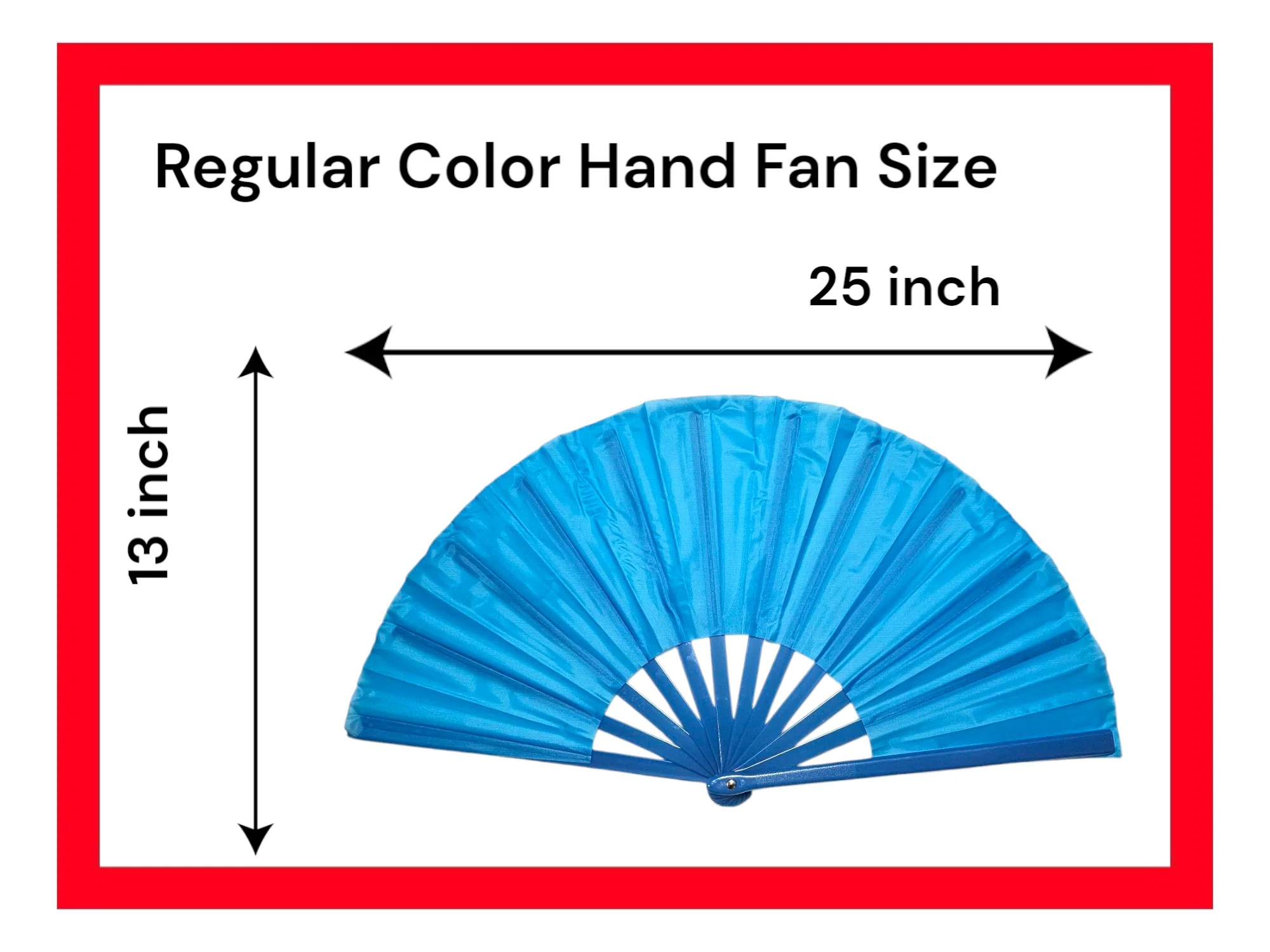 13” Large Clack Popping Hand Fan for Line Dancing – Available in Multiple Colors - Image 4