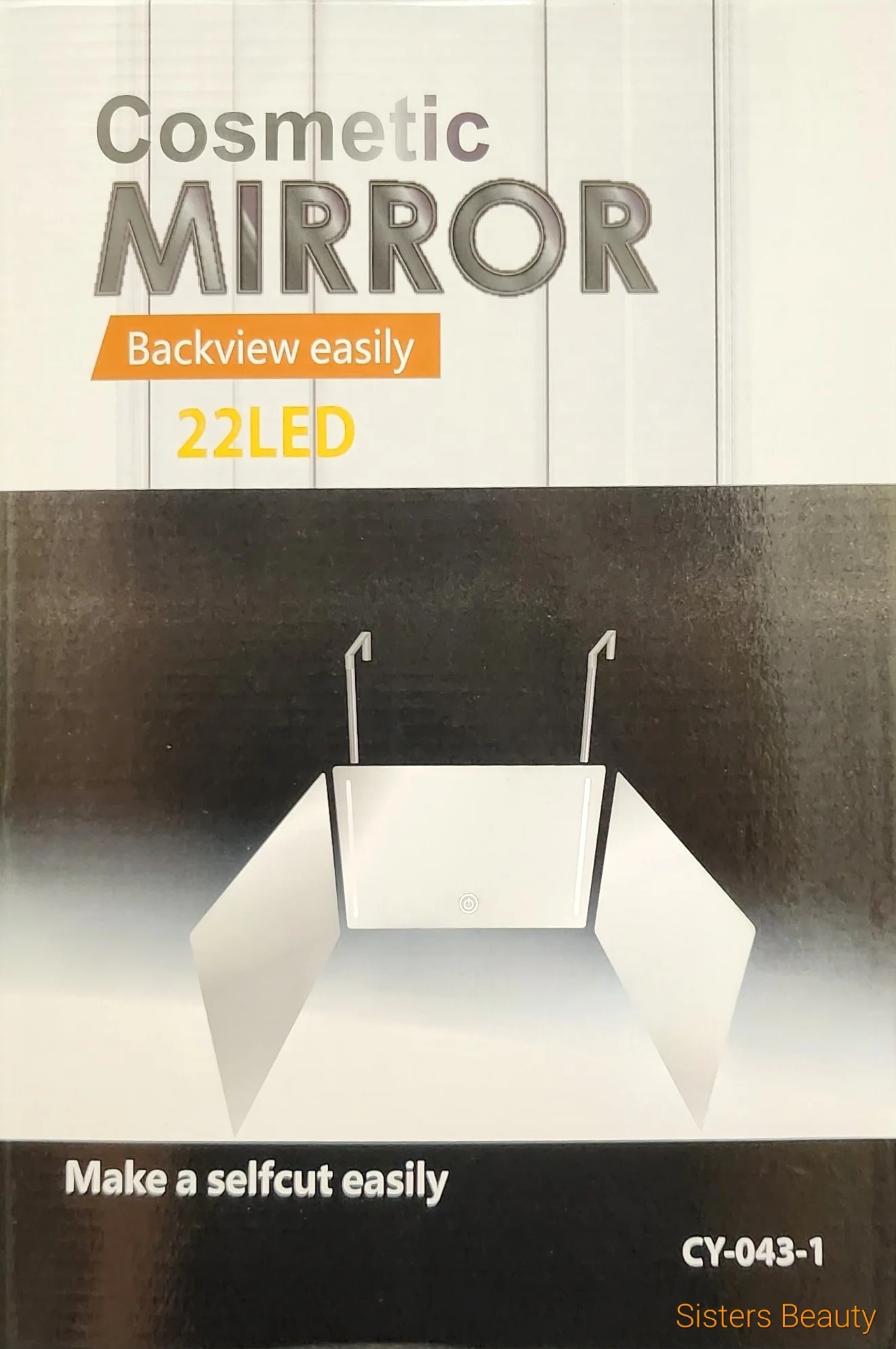 3 way Mirror for Makeup & Hair Styling (with LED lights and without LED lights) - Image 4