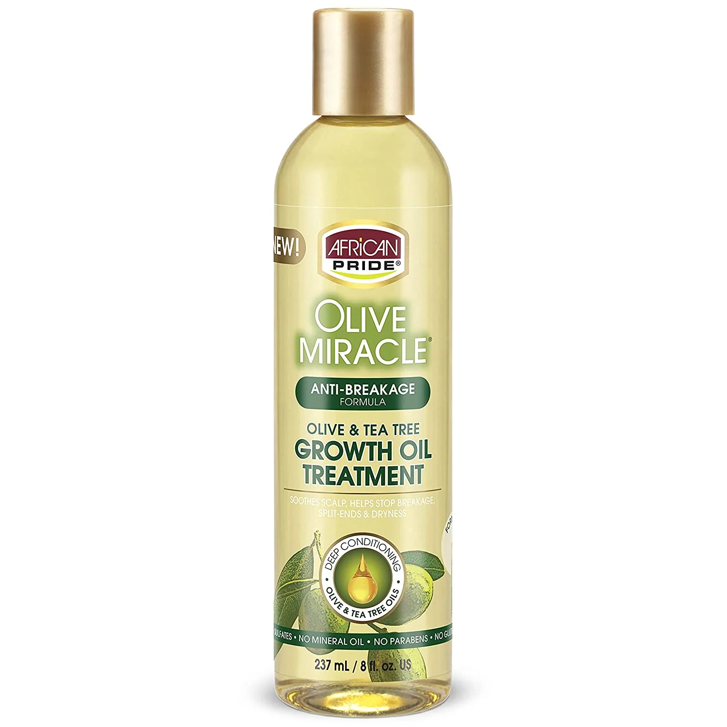 African Pride Olive Miracle Growth Oil Treatment 8oz