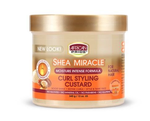 African Pride Shea Miracle Curl Styling Custard 12oz