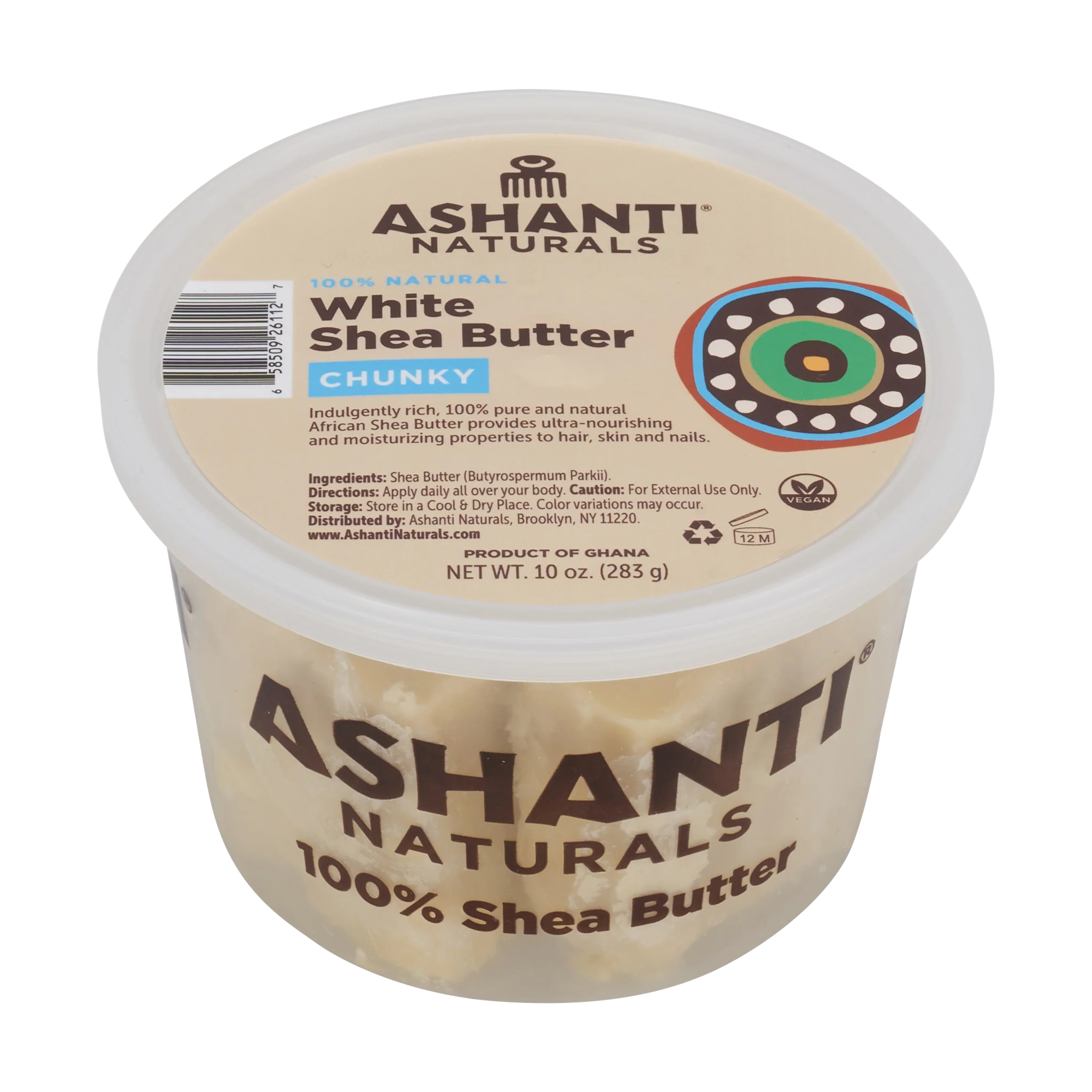 Ashanti Naturals 100% Chunky White Shea Butter