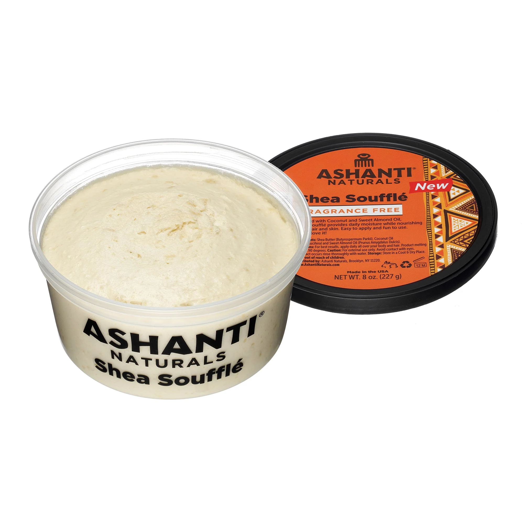 Ashanti Naturals 100% Whipped Shea Souffle 8oz - Fragrance Free - Image 2