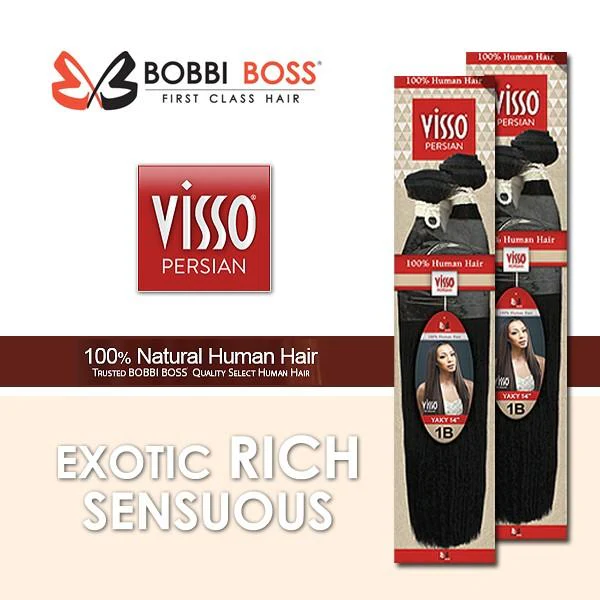 Bobbi Boss Visso 100% Human Hair Weave Persian Yaki - Image 3