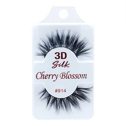 Cherry Blossom 100% Human Hair 3D Silk Eyelashes - Image 14