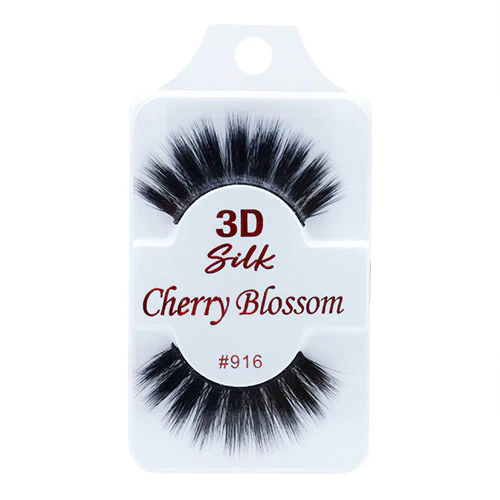 Cherry Blossom 100% Human Hair 3D Silk Eyelashes - Image 16