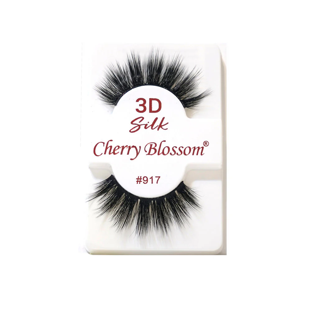 Cherry Blossom 100% Human Hair 3D Silk Eyelashes - Image 17