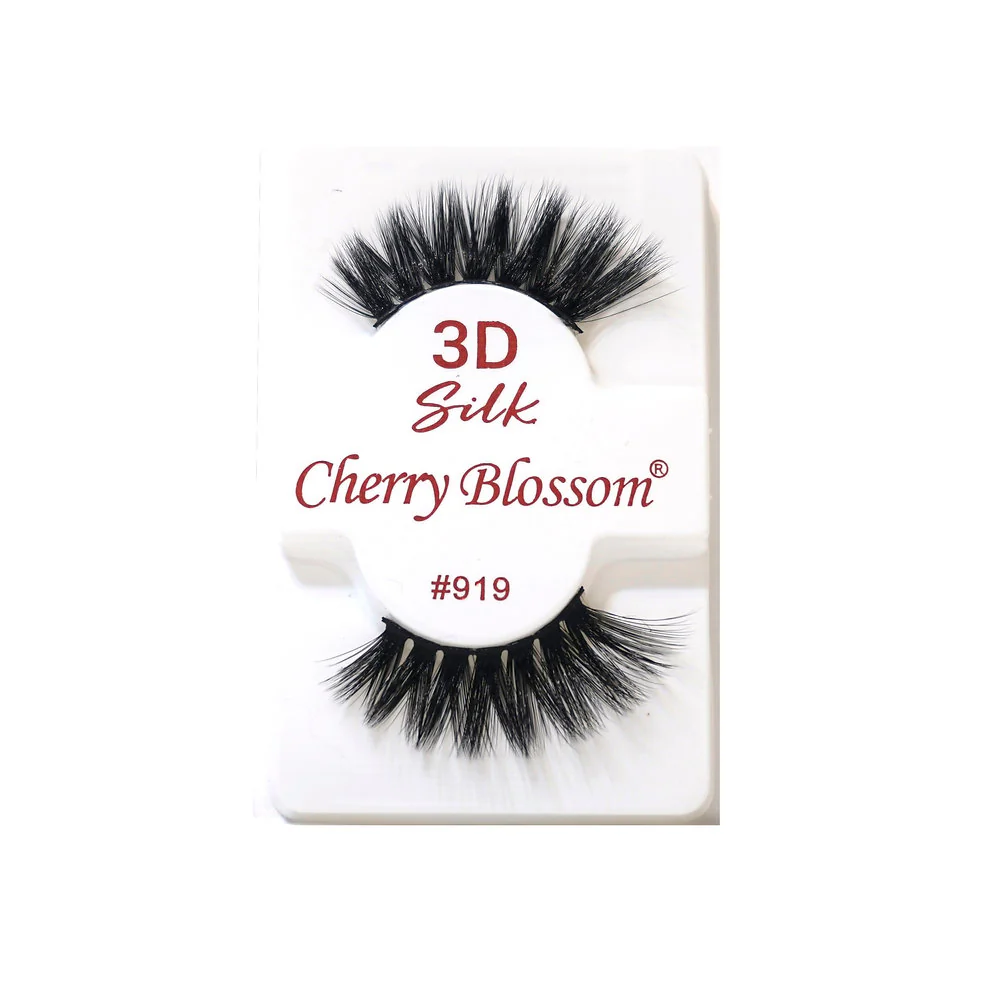 Cherry Blossom 100% Human Hair 3D Silk Eyelashes - Image 19