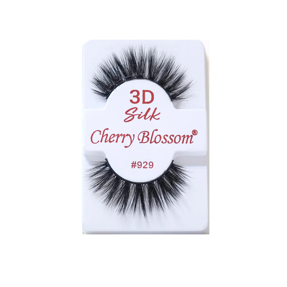 Cherry Blossom 100% Human Hair 3D Silk Eyelashes - Image 29