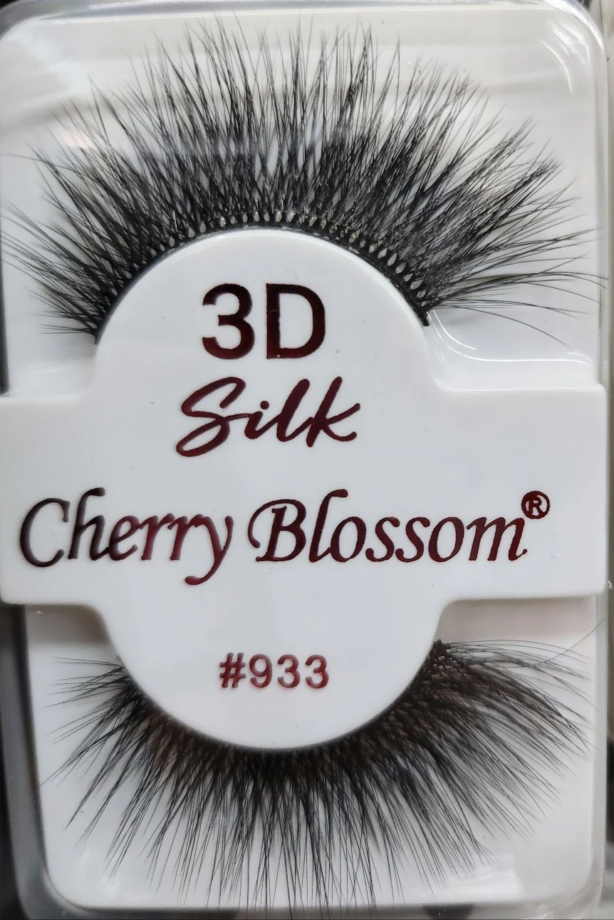 Cherry Blossom 100% Human Hair 3D Silk Eyelashes - Image 33