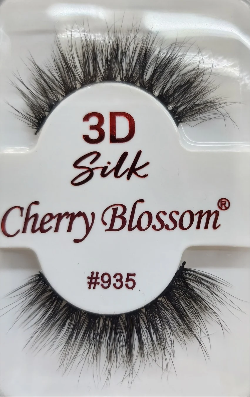 Cherry Blossom 100% Human Hair 3D Silk Eyelashes - Image 35