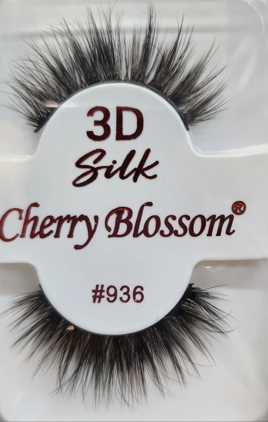Cherry Blossom 100% Human Hair 3D Silk Eyelashes - Image 36