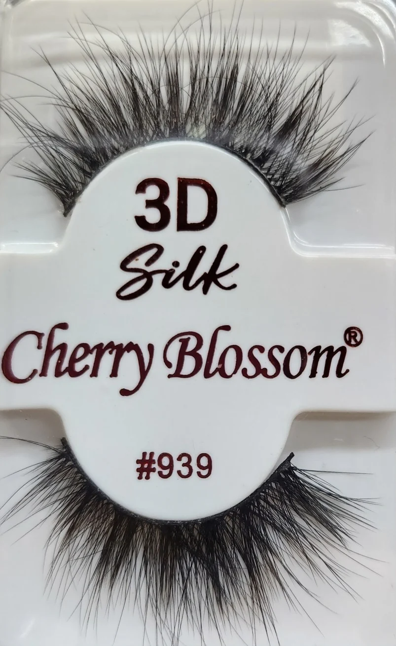 Cherry Blossom 100% Human Hair 3D Silk Eyelashes - Image 39