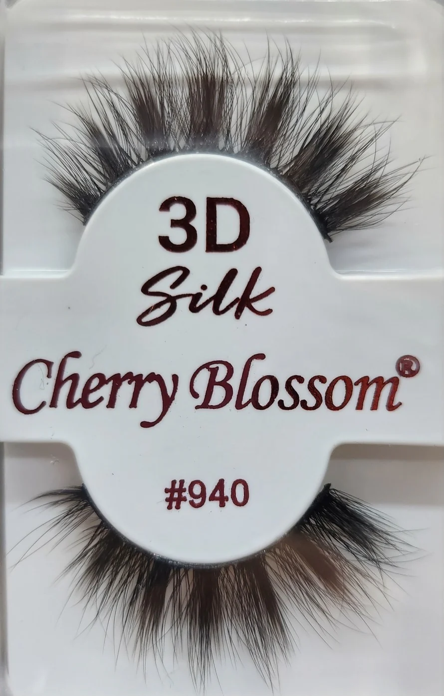 Cherry Blossom 100% Human Hair 3D Silk Eyelashes - Image 40