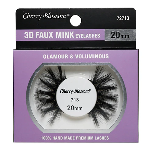 Cherry Blossom 20mm 3D Collection Faux Mink Eyelash - Image 5