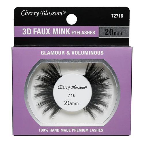 Cherry Blossom 20mm 3D Collection Faux Mink Eyelash - Image 8