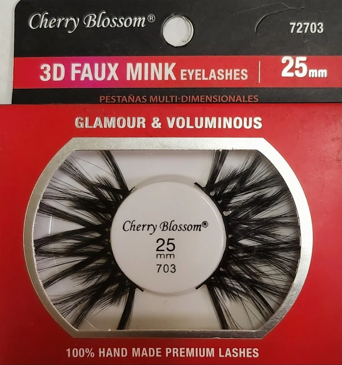 Cherry Blossom 25mm 3D Collection Faux Mink Eyelash - Image 3