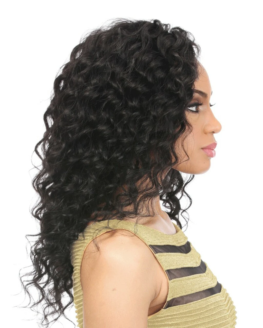 Sensationnel Empire Human Hair Weave 4pcs Multi Length + Free Closure - Loose Deep - Image 4
