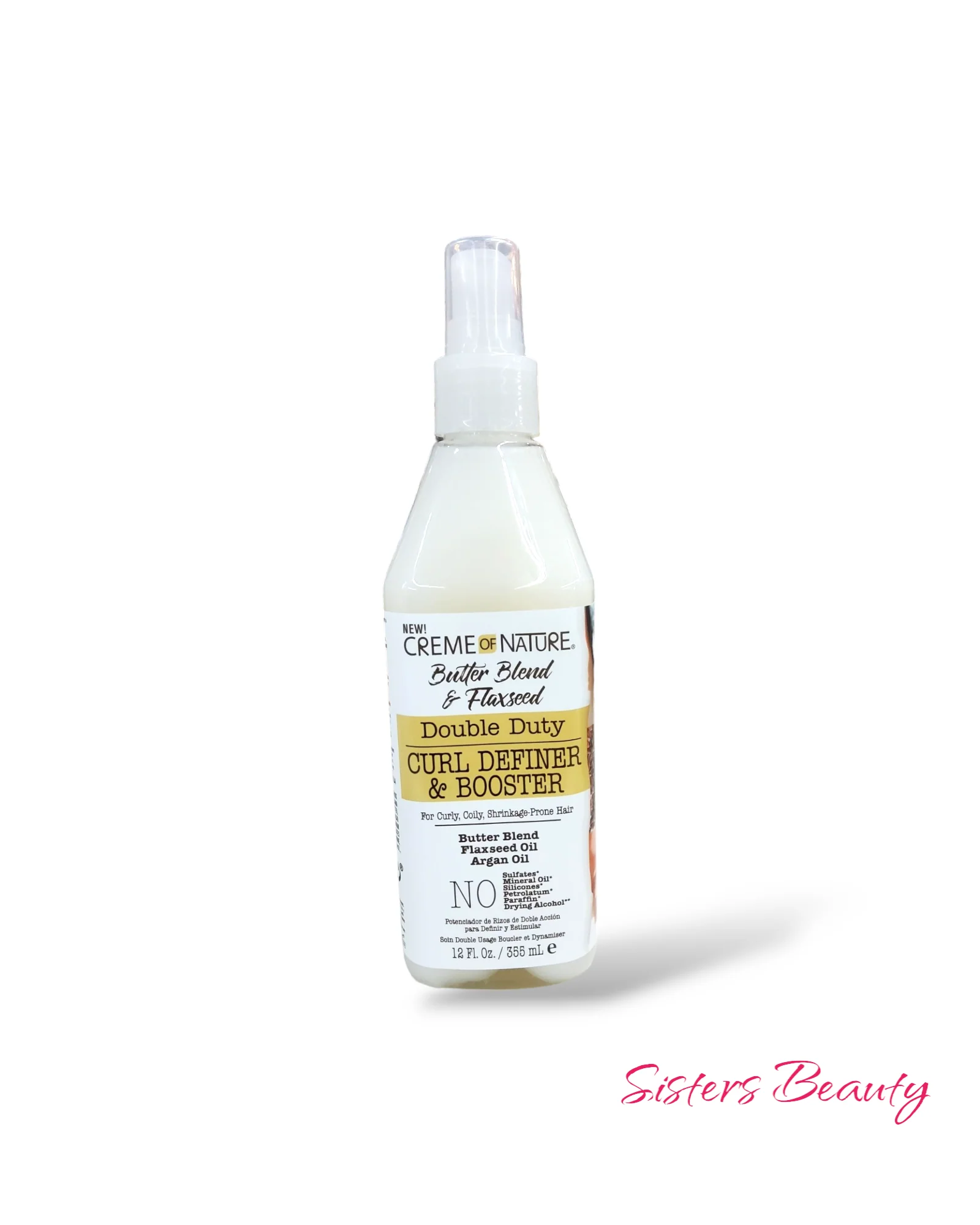 Creme Of Nature Butter Blend & Flaxseed Double Duty Curl Definer & Booster 12oz