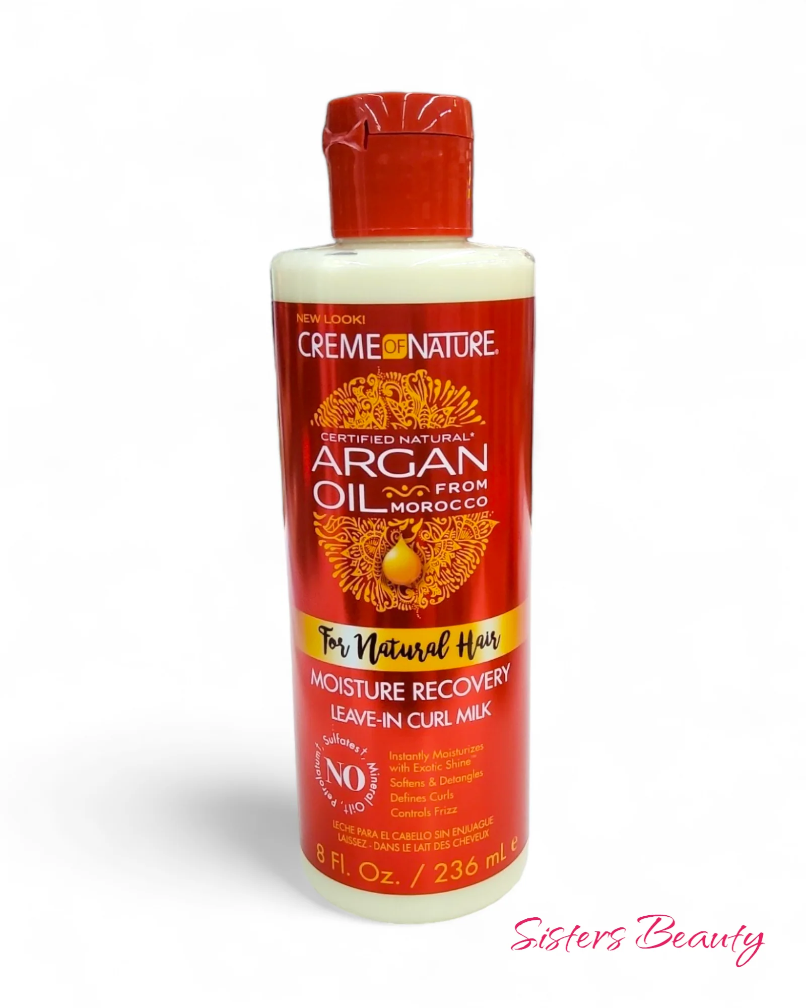 Creme Of Nature Argan Oil Moisture Recovery Leave-In Curl Milk 8oz