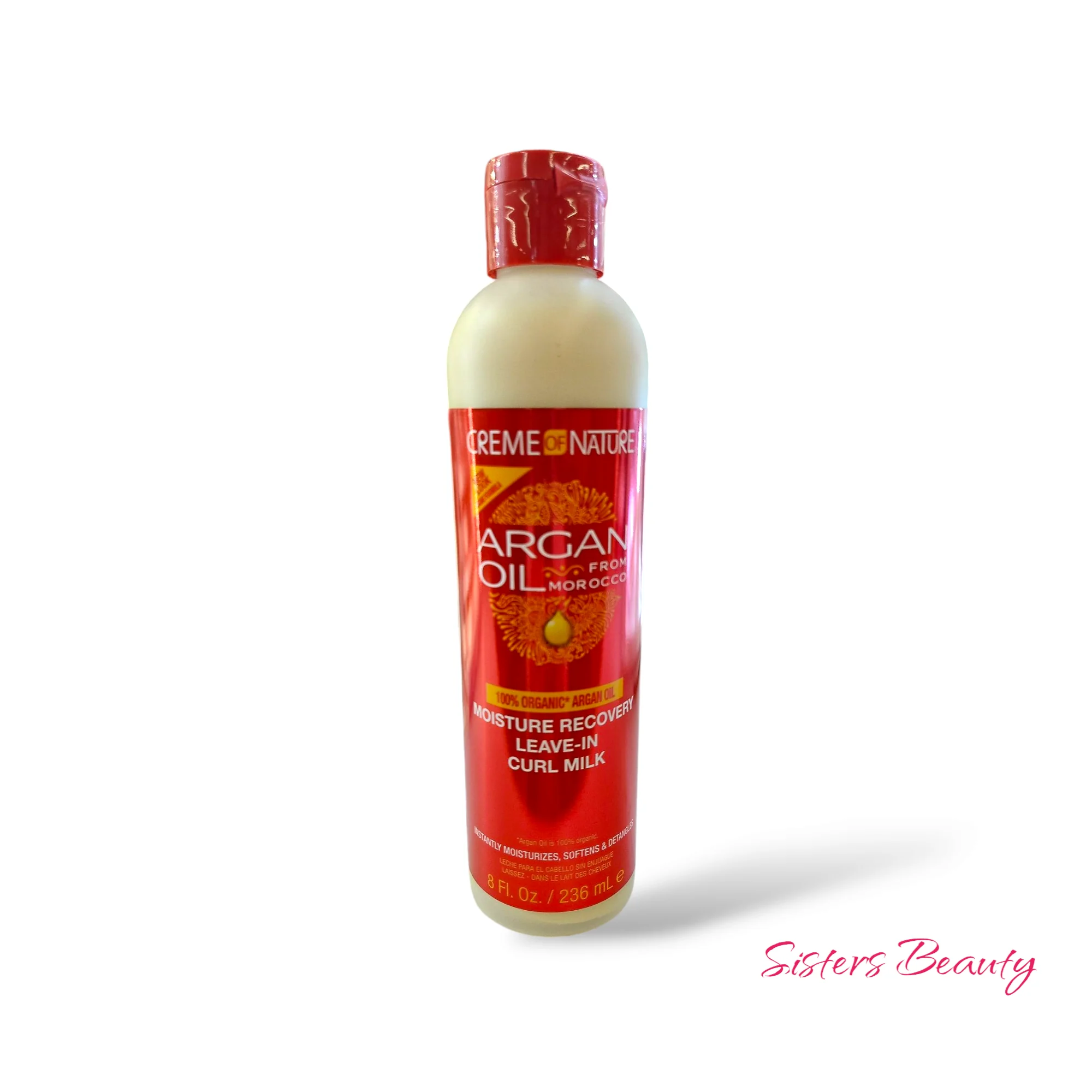 Creme Of Nature Argan Oil Moisture Recovery Leave-In Curl Milk 8oz - Image 2
