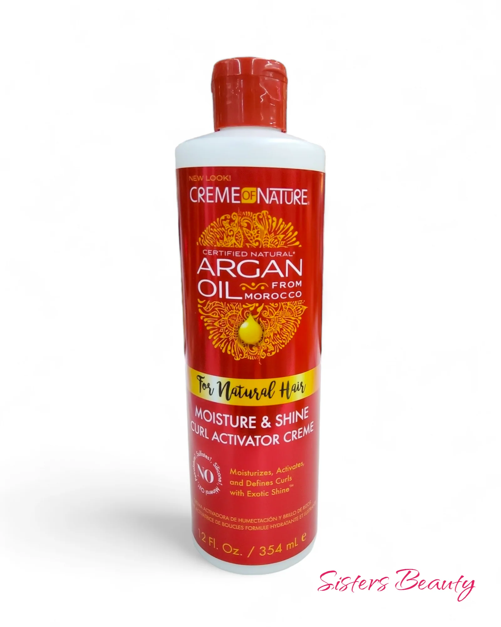 Creme Of Nature Argan Oil Moisture & Shine Curl Activator Creme 12oz