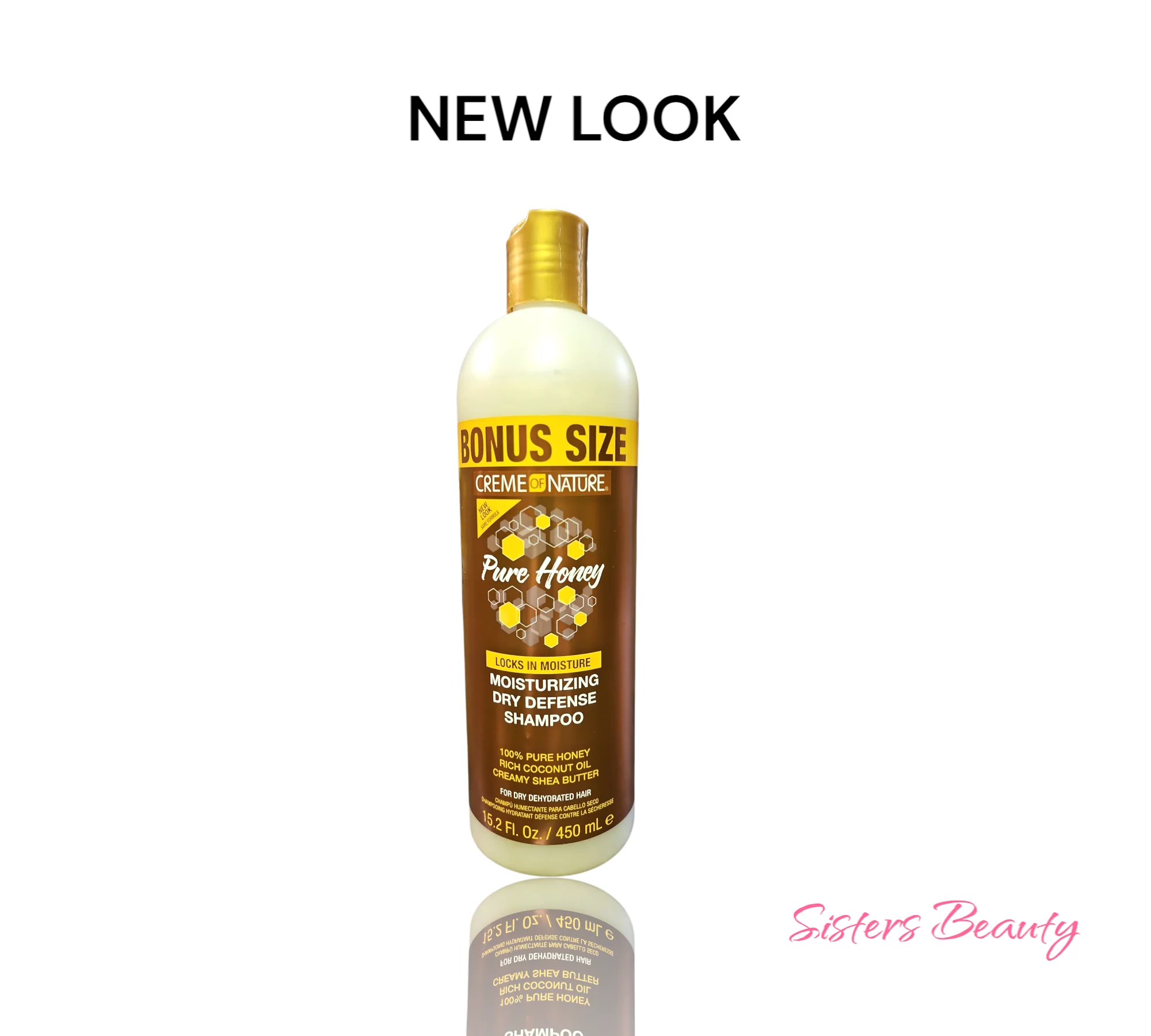 Creme Of Nature Pure Honey Moisturizing Dry Defense Shampoo 12oz