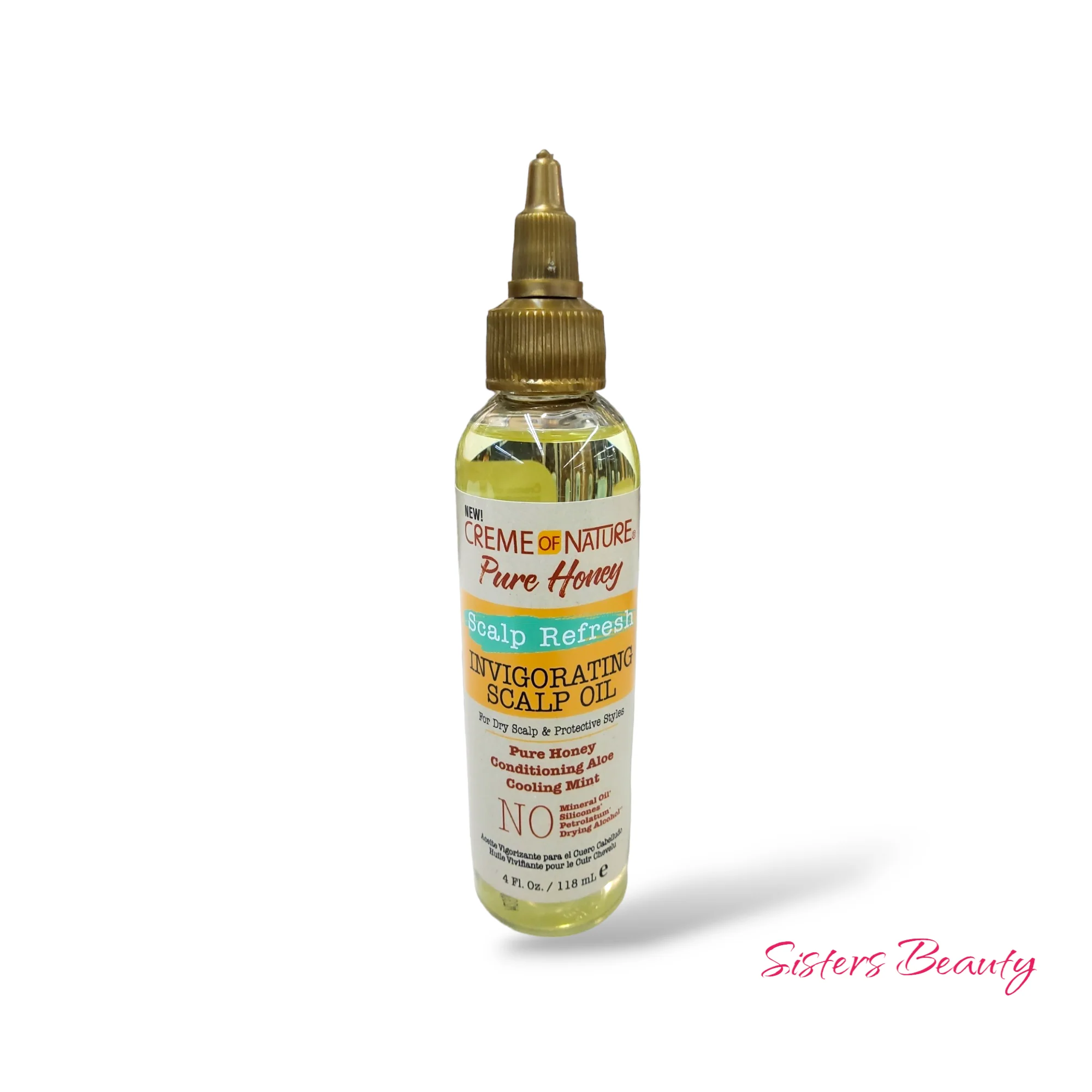 Creme of Nature Pure Honey Scalp Refresh Invigorating Scalp Oil 4oz