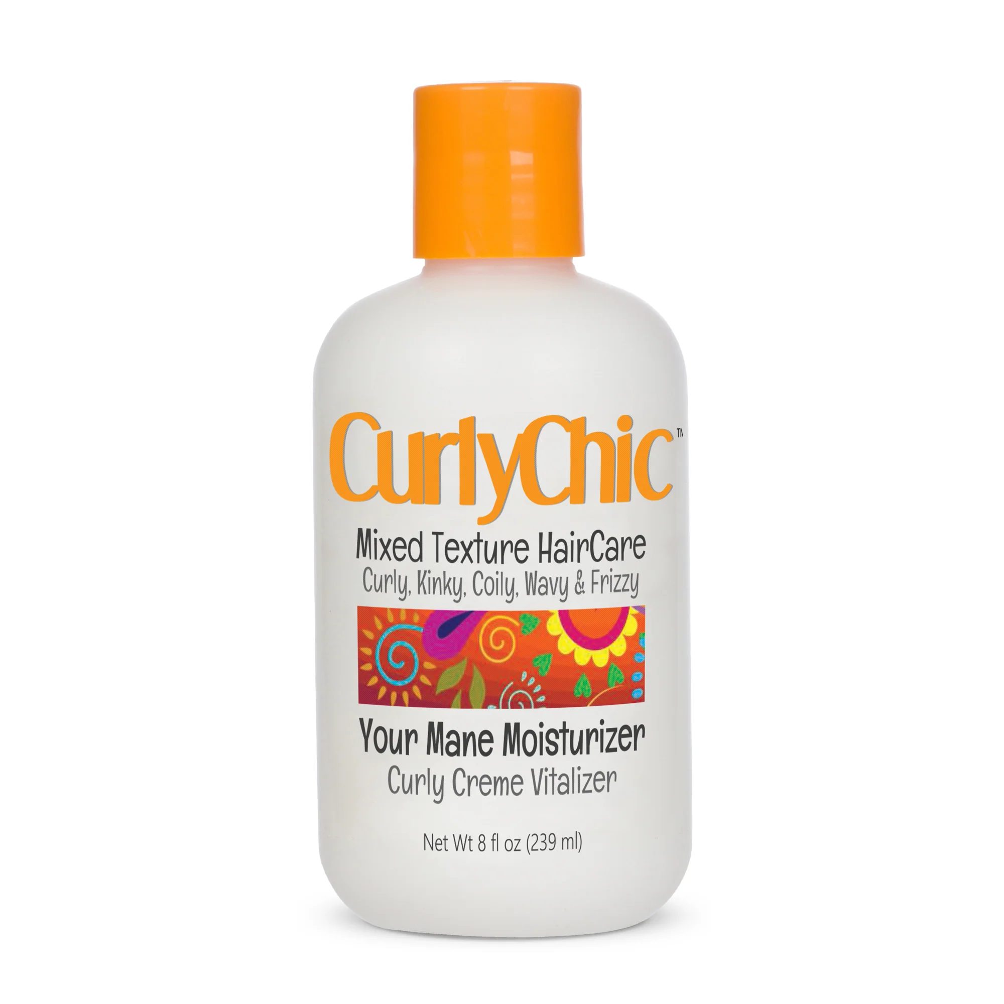 CurlyChic Your Mane Moisturizer Curly Creme Vitalizer 8oz