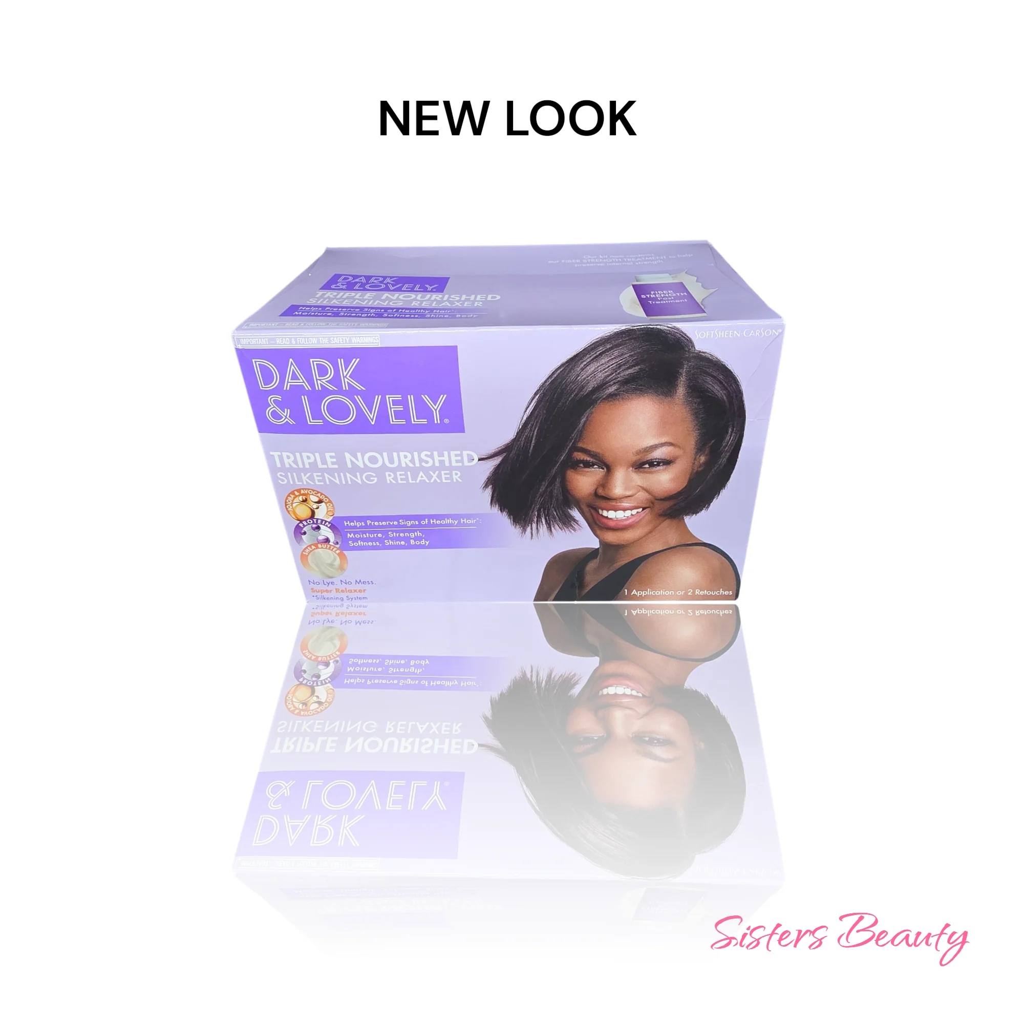Dark and Lovely Healthy-Gloss 5 Shea Moisture No-Lye Relaxer - Super