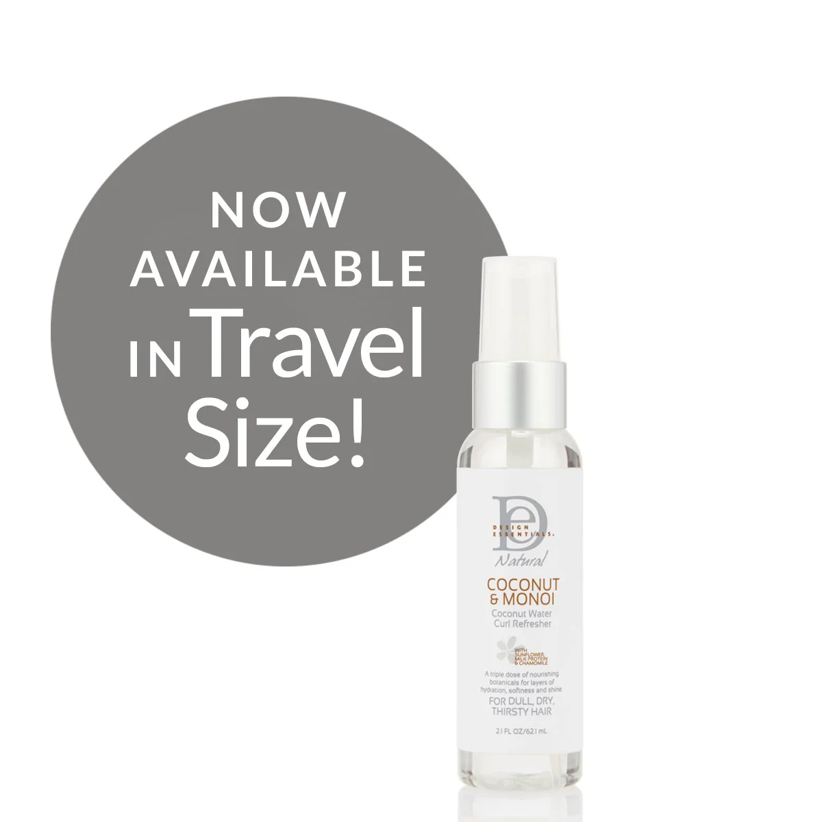 Design Essentials® Coconut & Monoi Coconut Water Curl Refresher - Image 3