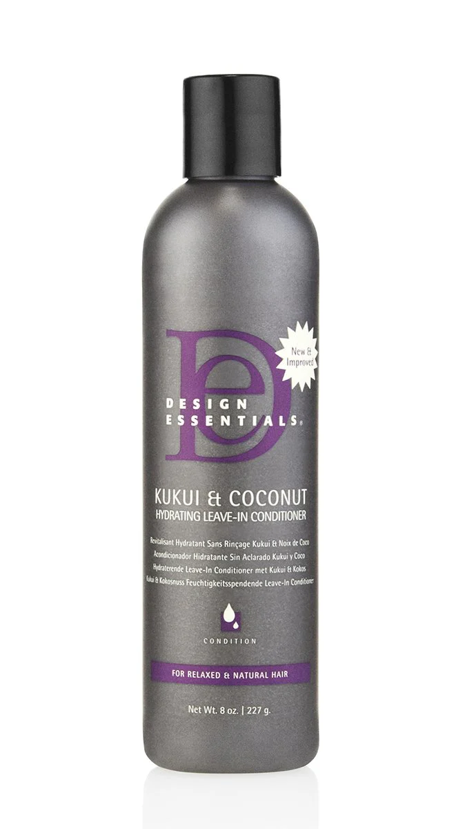 Design Essentials® New and Improved Kukui & Coconut Hydrating Leave-In Conditioner 8oz - Image 2