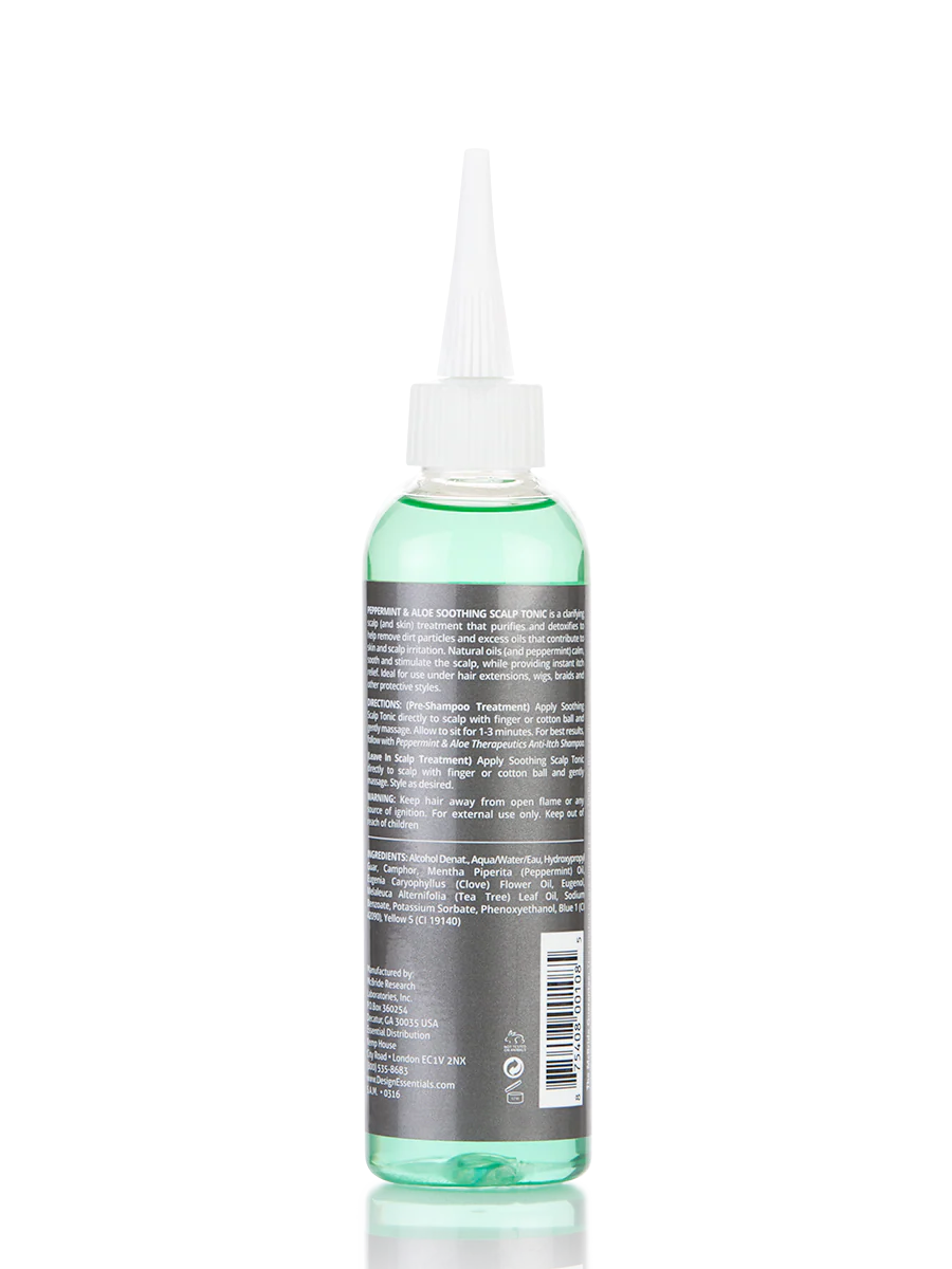 Design Essentials® Peppermint & Aloe Soothing Scalp Tonic 4oz - Image 2