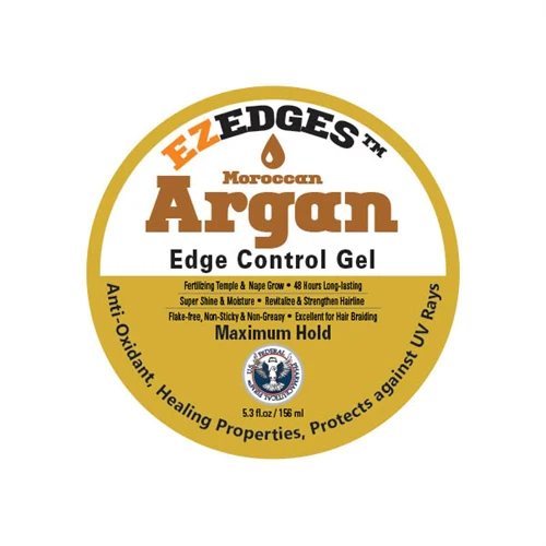 EZEDGES Moroccan Argan Edge Control Gel 5.3oz