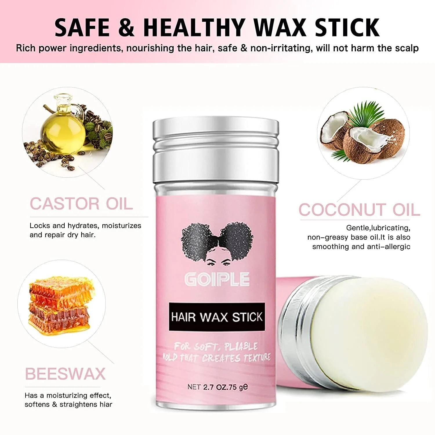 Goiple Hair Wax Stick 2.7oz - Image 3