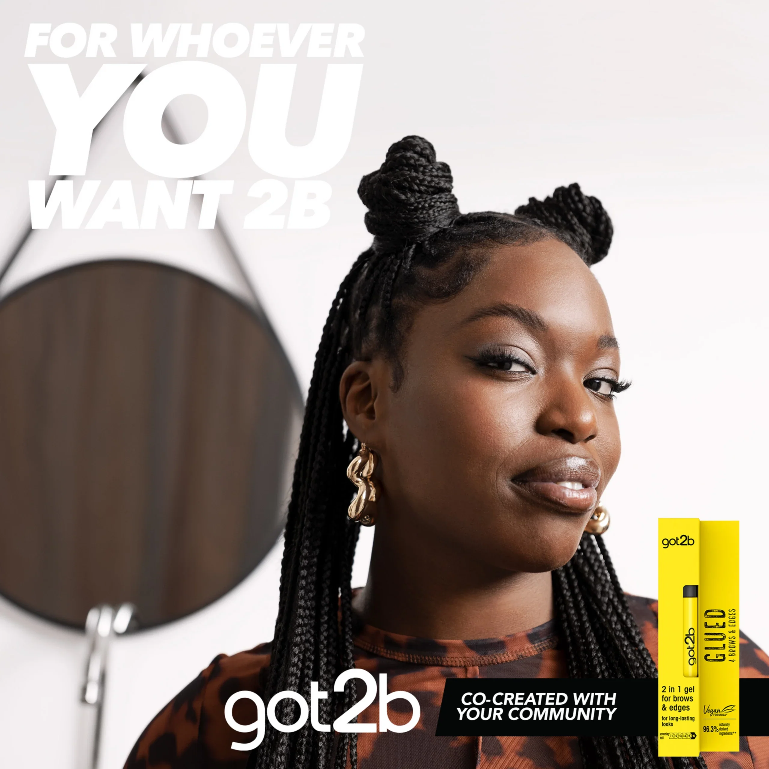 göt2b Glued 4 Brows & Edges 2IN1 GEL - Image 4