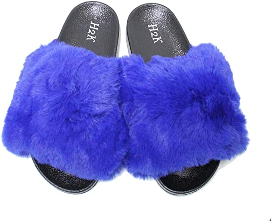 H2K Ultra Soft Fur Slides Slippers - Lora 2 - Image 6