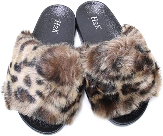 H2K Ultra Soft Fur Slides Slippers - Lora 2 - Image 8
