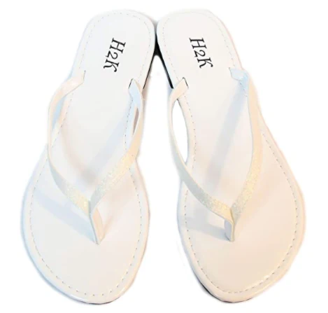 H2K Women's Glitter Flip-Flops - Sassy - Image 4