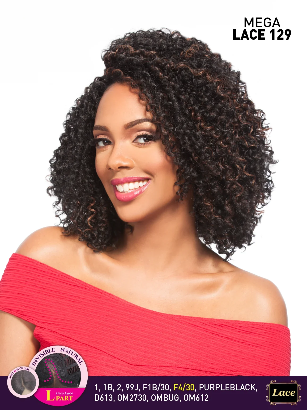 Hair Topic Synthetic Hair L-Part Mega Lace Wig - 129 - Image 2