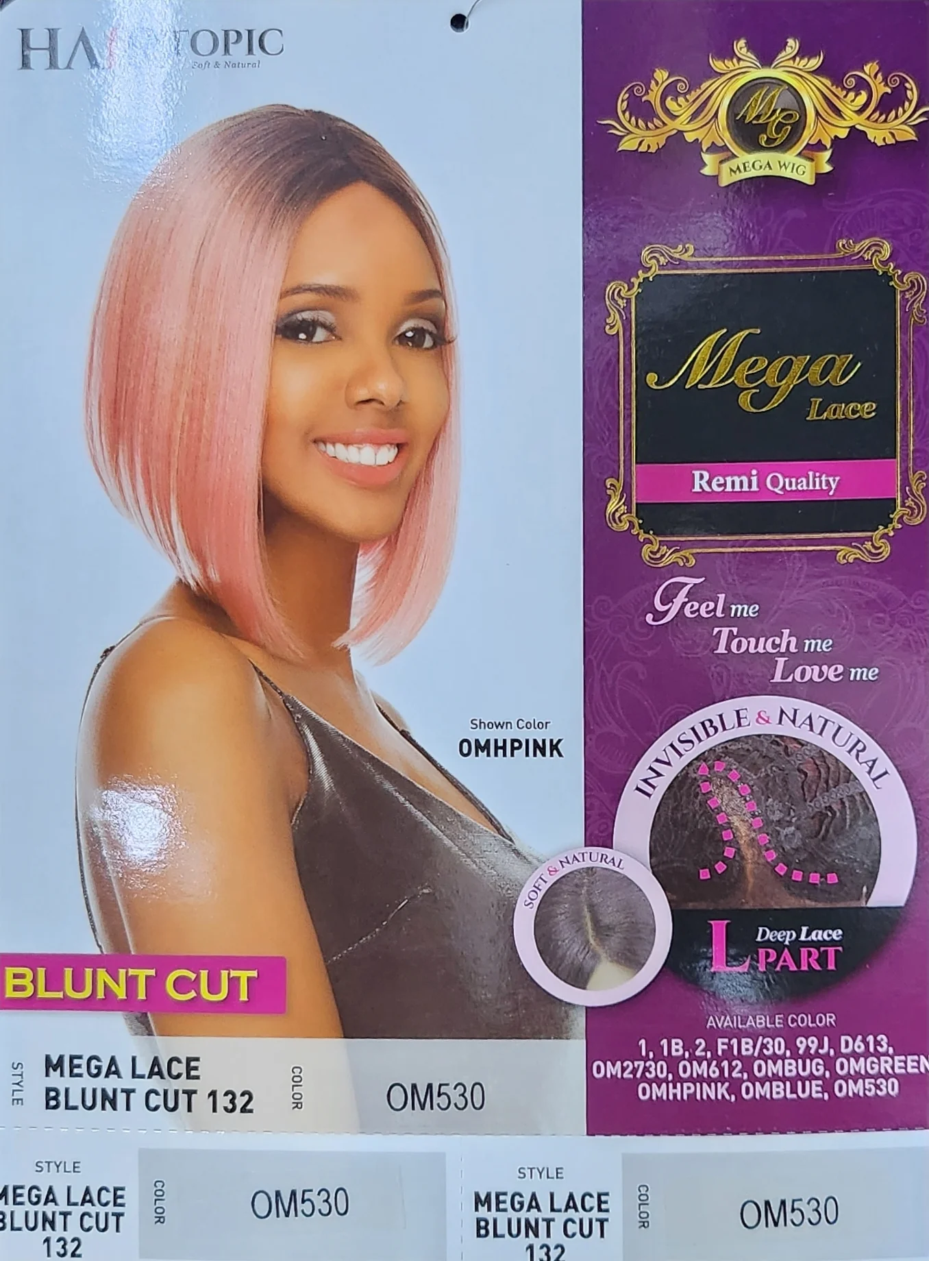 Hair Topic Synthetic Hair L-Part Mega Lace Wig - 132