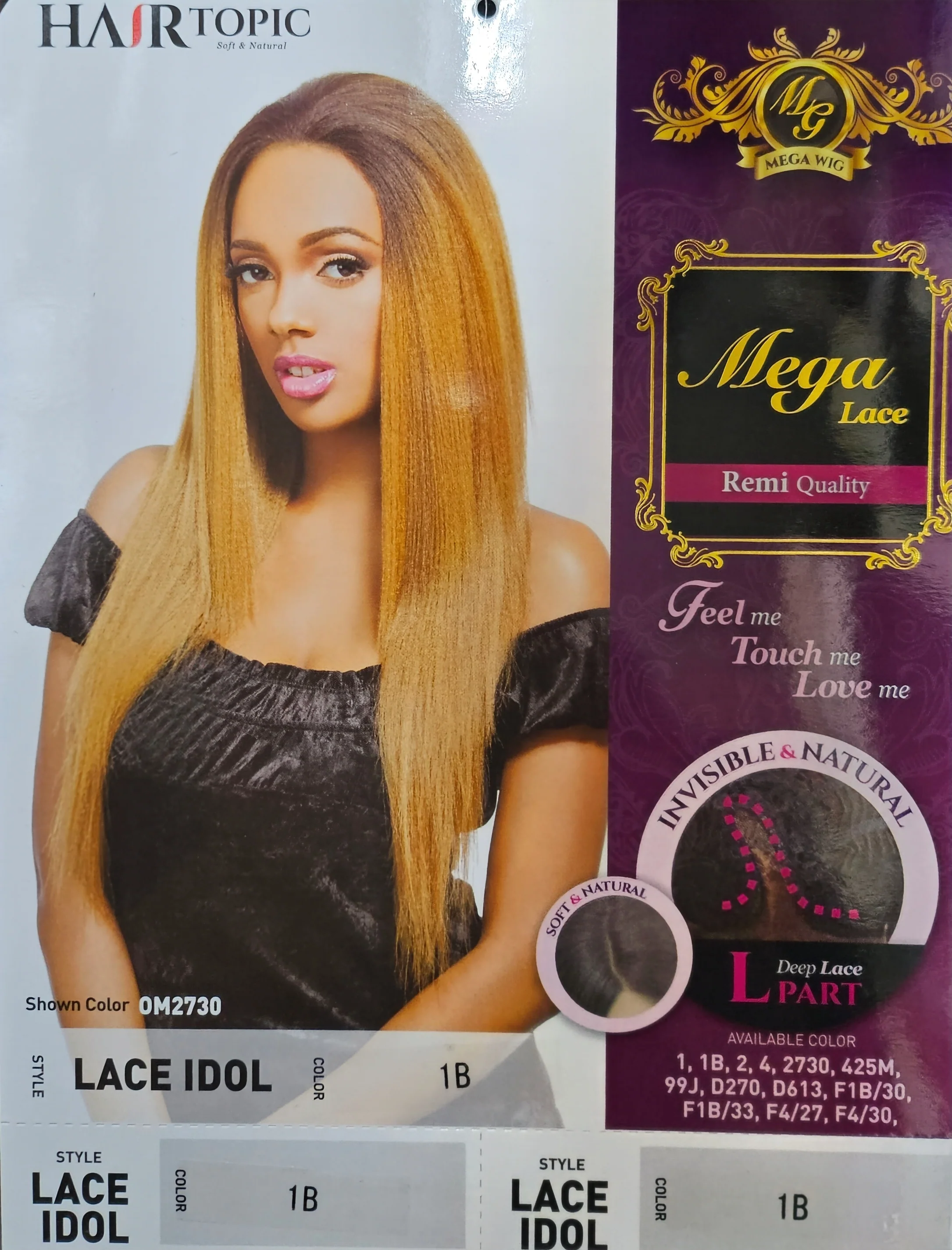 Hair Topic Synthetic Hair L-Part Mega Lace Wig - Idol - Image 5