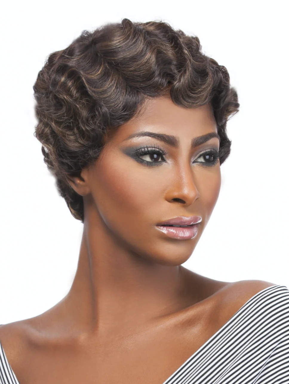 Hair Topic Synthetic Hair Remi Touch Full Wig - Mega Sexy Mom ll - Image 3