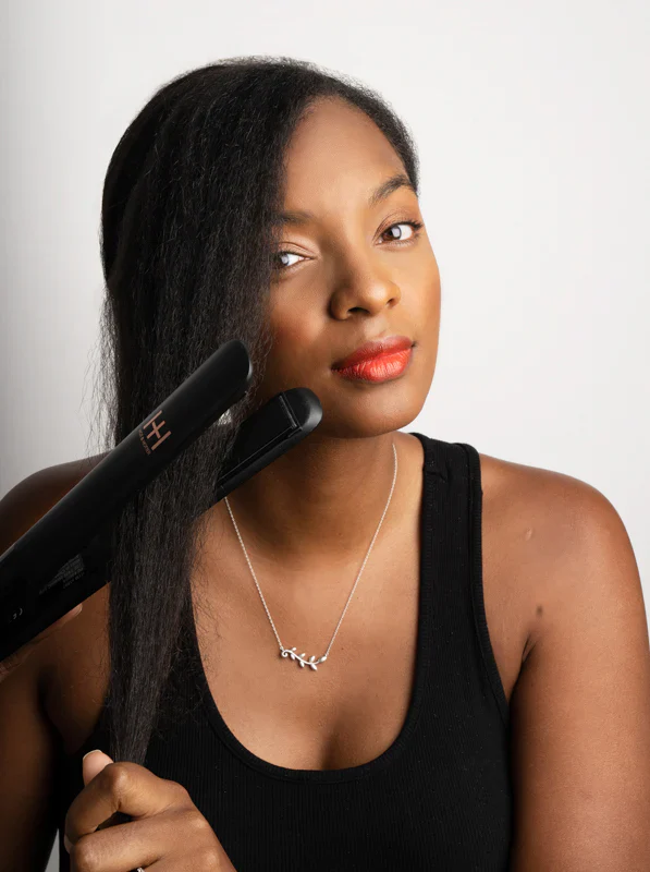 Hot & Hotter Extra Long Ceramic Plate Digital Flat Iron 1" #5897 - Image 10