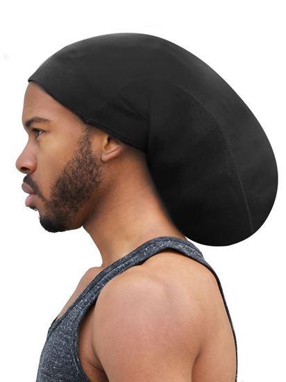 King.J Dreadlocks Wave Cap #084 Black - Image 2