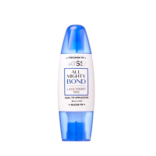 KISS All Mighty Bond Lace Front Wig Glue Dual Tip Applicator 1.1oz #KAMBD01D1
