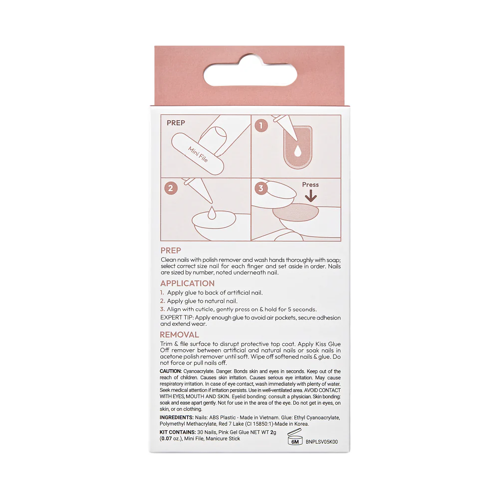 KISS Bare but Better Premium Nails #BNP52 - Image 4