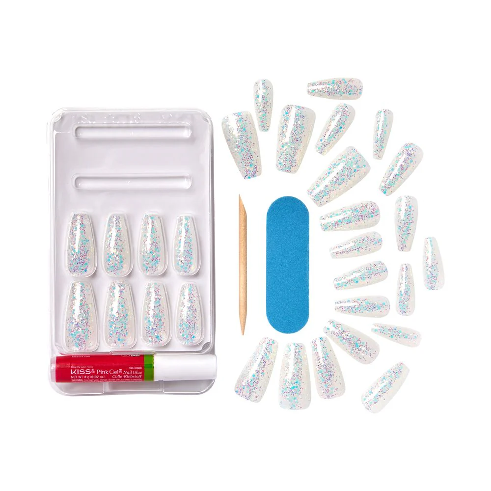KISS Gel Fantasy Dream Dust Nails #FD50 (Clearance Sale) - Image 2