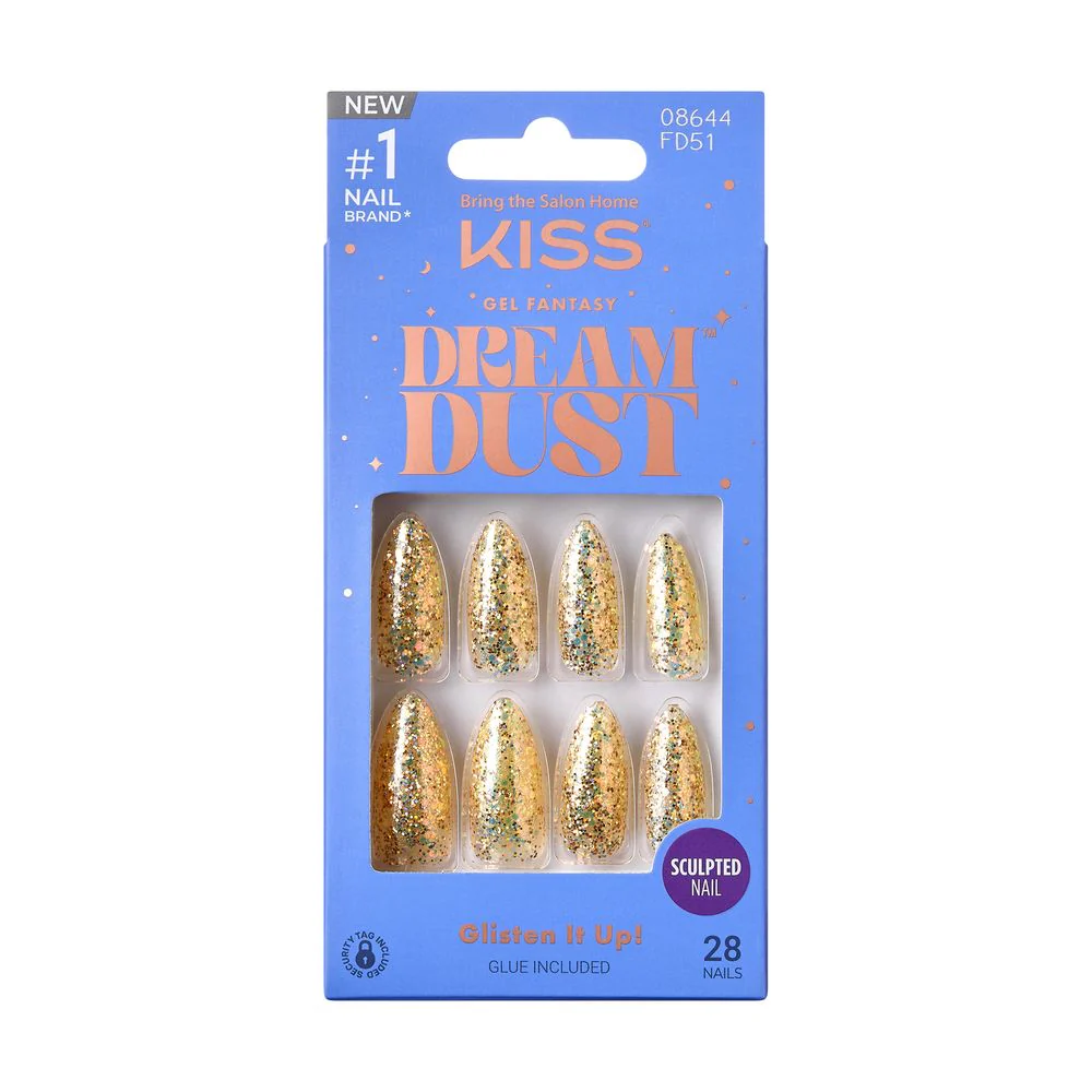 KISS Gel Fantasy Dream Dust Nails #FD50 (Clearance Sale) - Image 4