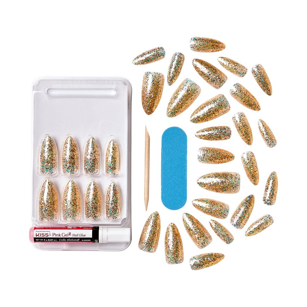 KISS Gel Fantasy Dream Dust Nails #FD50 (Clearance Sale) - Image 5