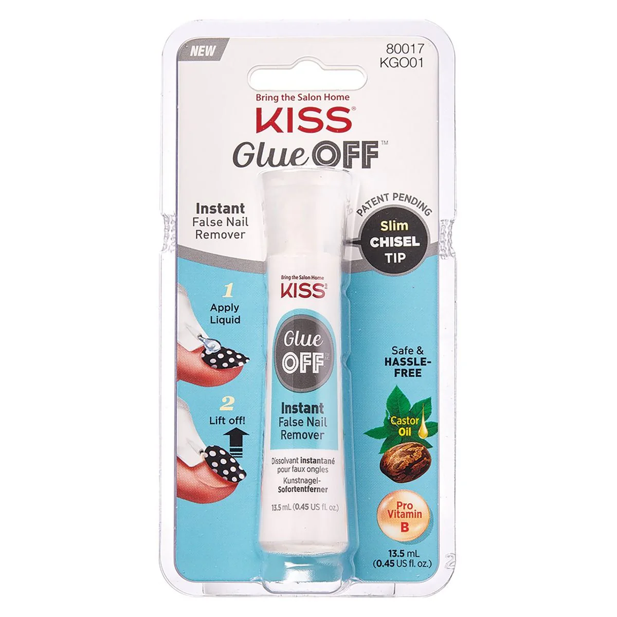 Kiss Glue Off Instant False Nail Remover #KGO01